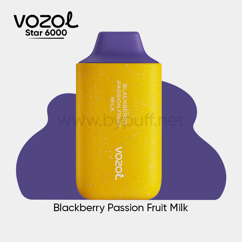 vVozol Star 6000 Blackberry Passion Fruit Milk